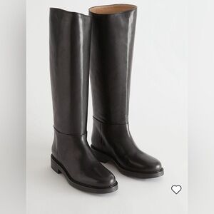 ✨✨100% Leather✨✨ & Other Stories Leather Riding Boots